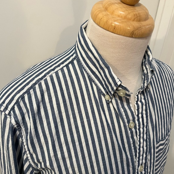 Gap Summer Striped Oxford Shirt - Picture 3 of 5